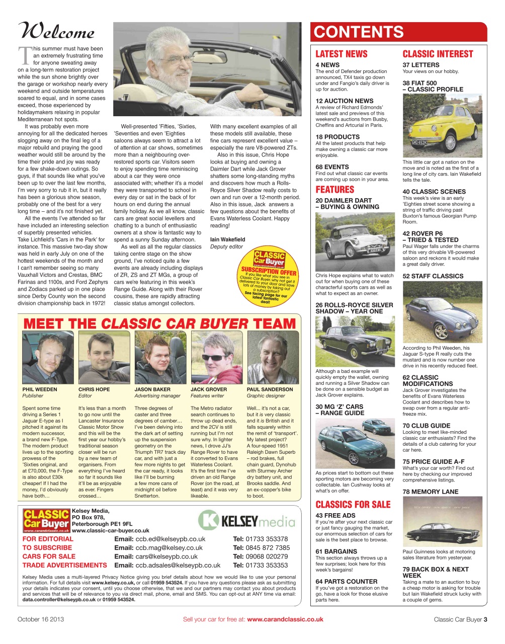 Classic Car Buyer Preview Pages