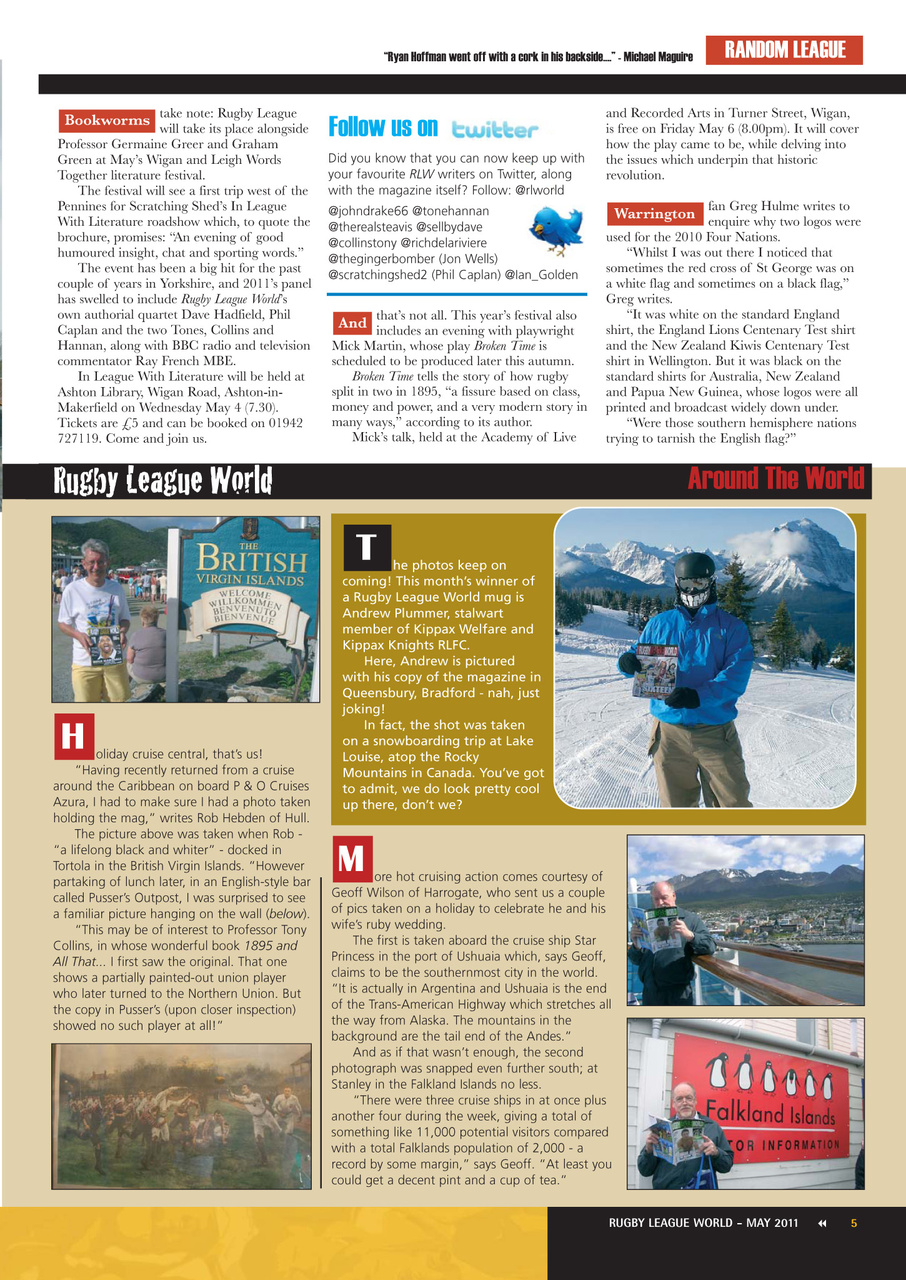 Rugby League World Preview Pages