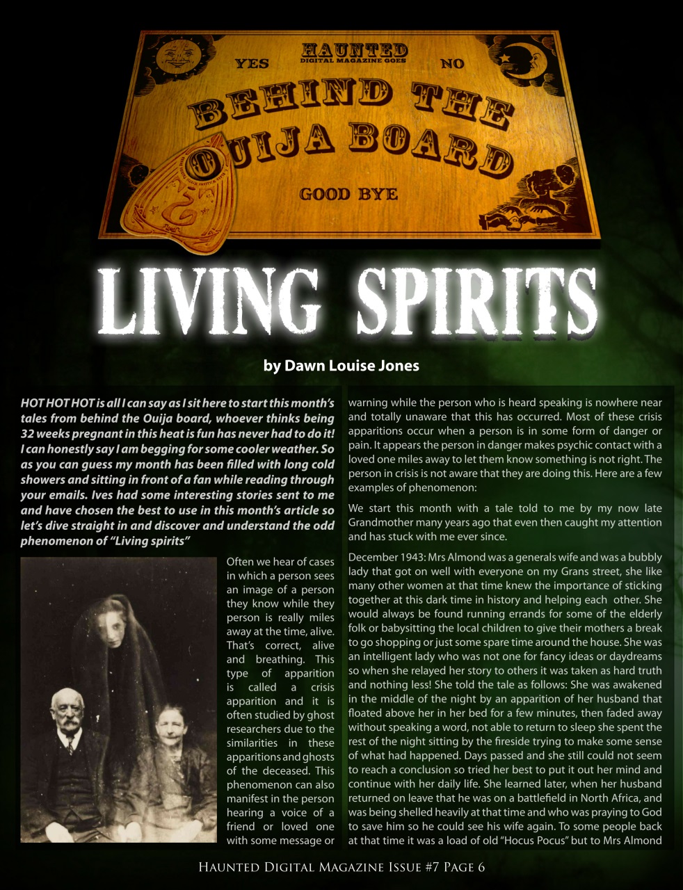 Haunted Magazine Preview Pages