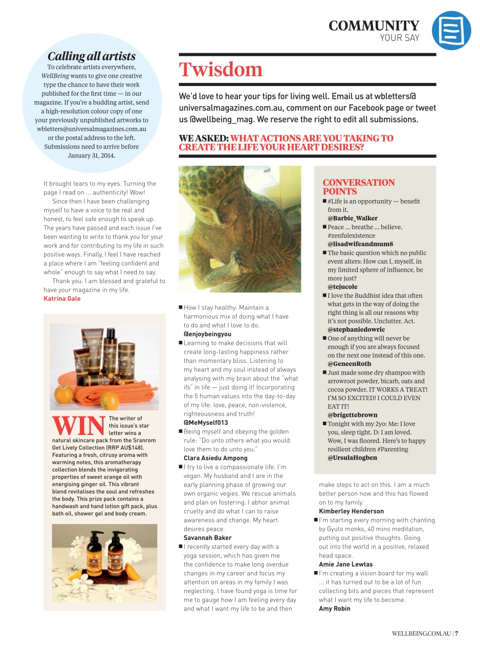 WellBeing Preview Pages