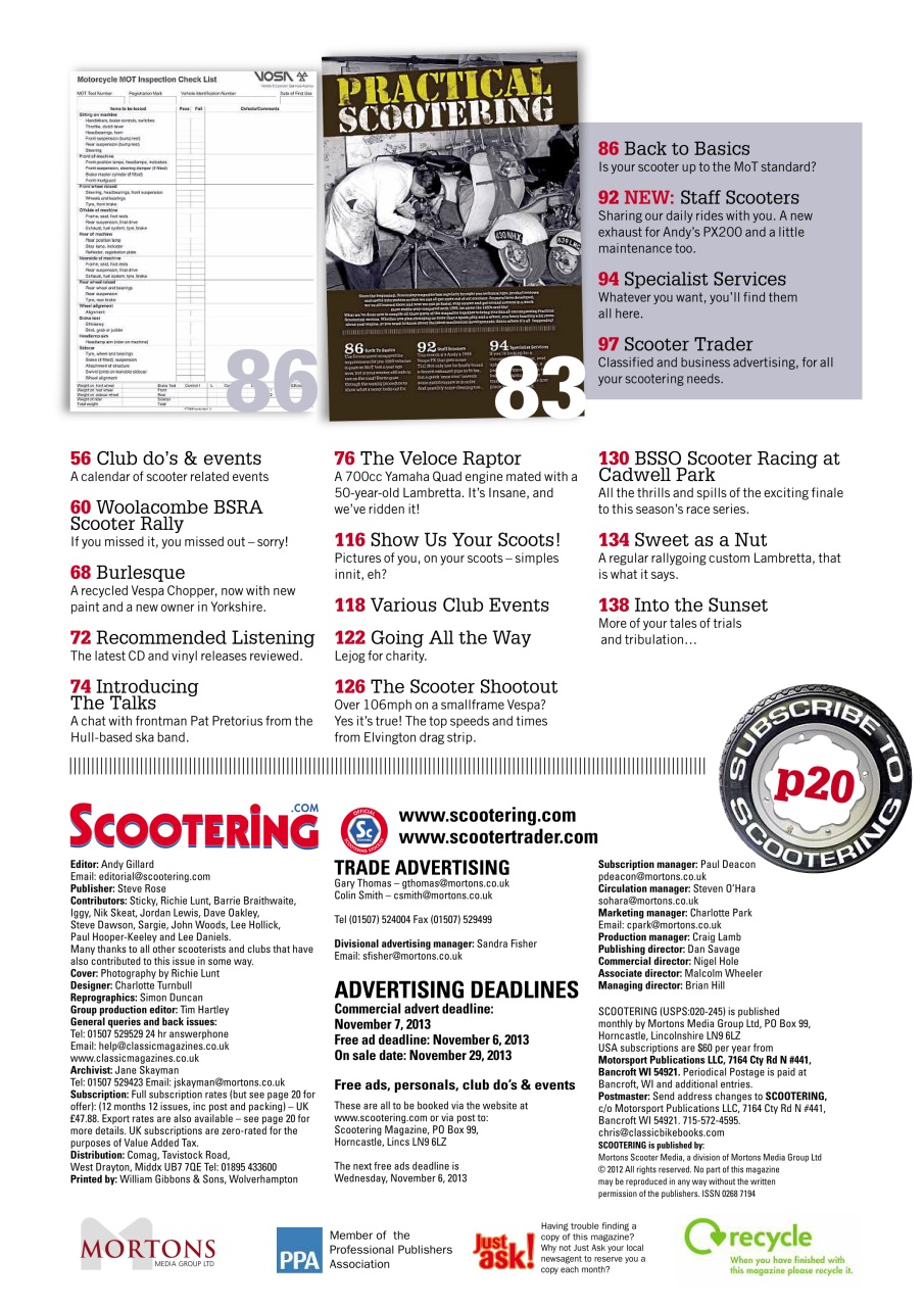 Scootering Preview Pages