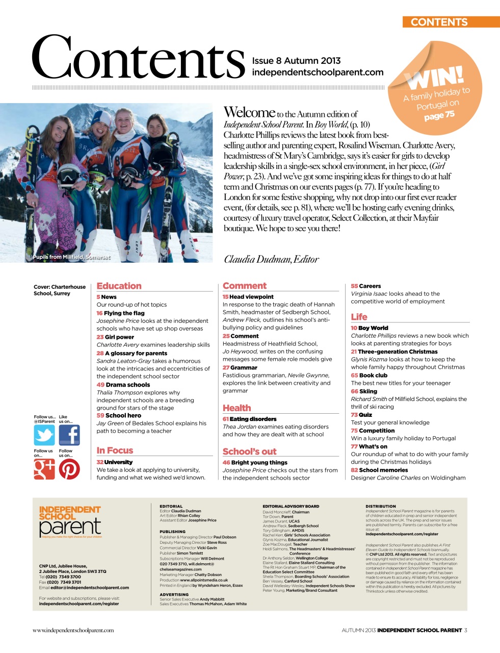 Independent School Parent Preview Pages