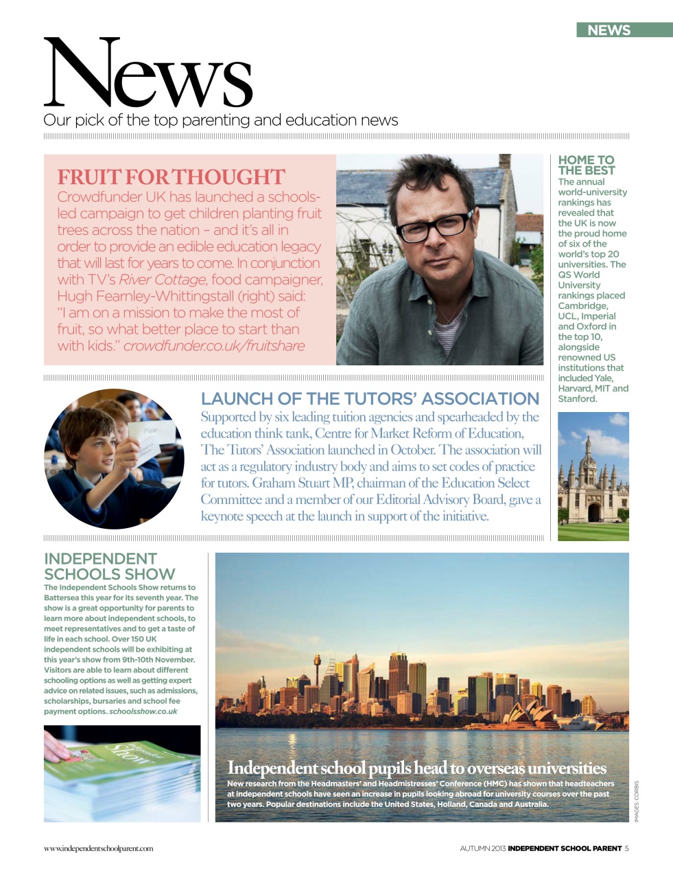Independent School Parent Preview Pages