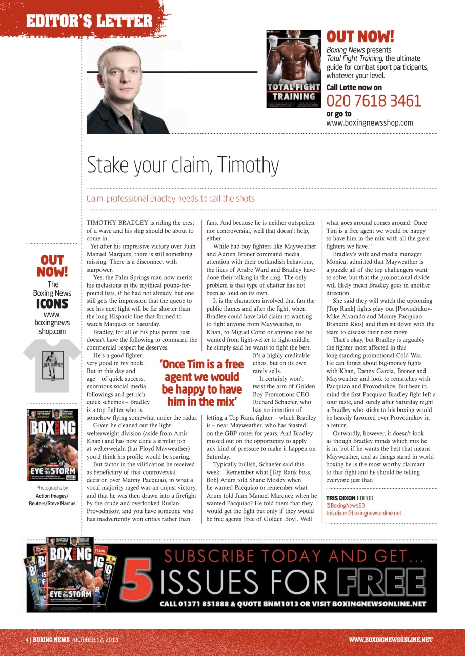 Boxing News Preview Pages