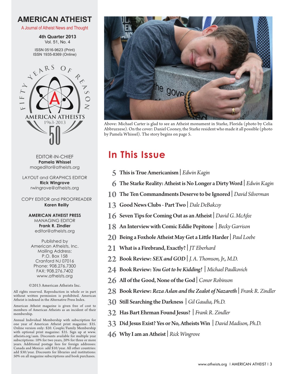 American Atheist Preview Pages