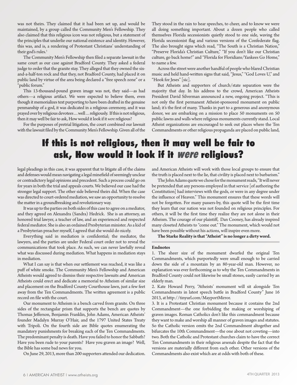 American Atheist Preview Pages
