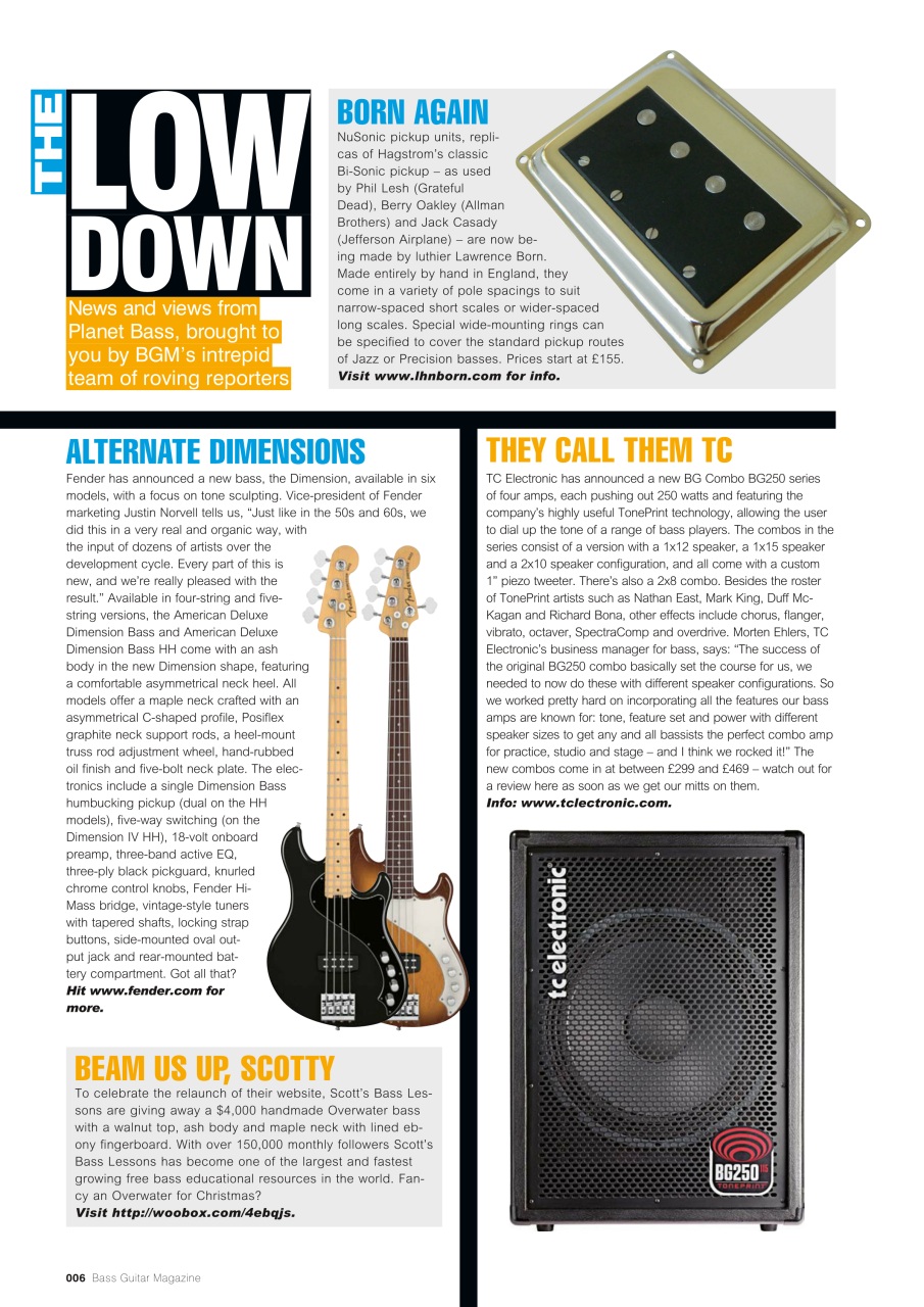 Bass Player UK Preview Pages