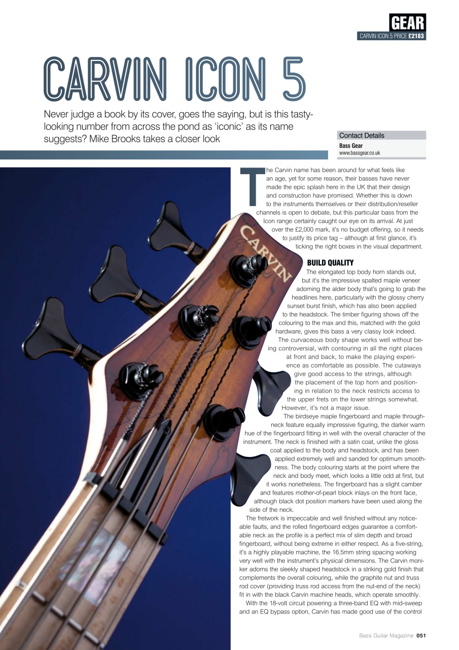 Bass Player UK Preview Pages