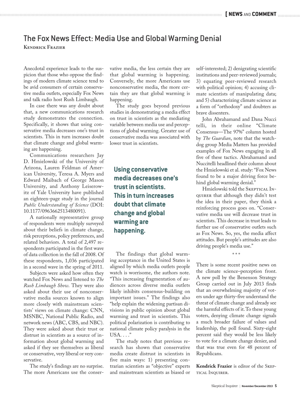 Skeptical Inquirer Preview Pages