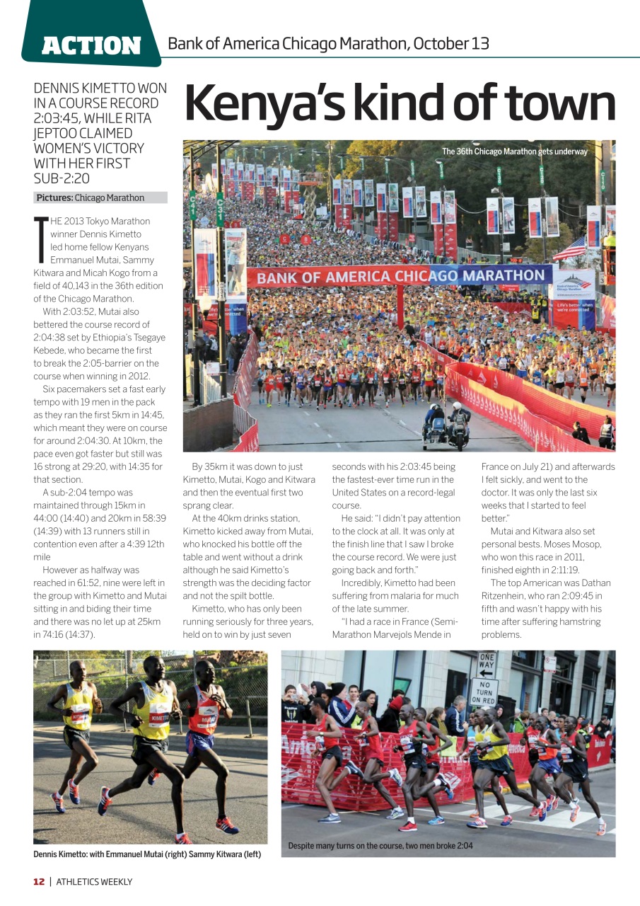 AW – Athletics Weekly Magazine Preview Pages