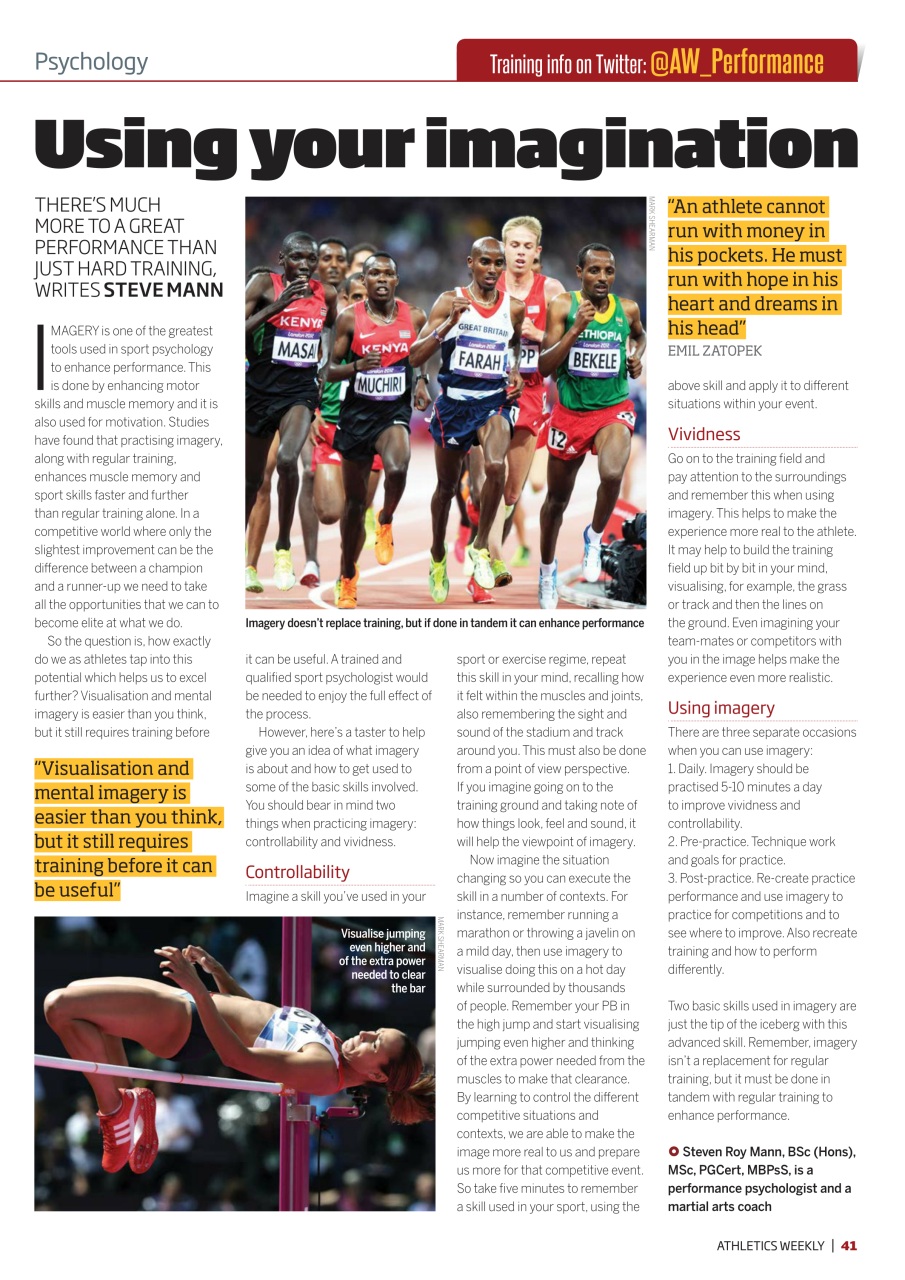 AW – Athletics Weekly Magazine Preview Pages