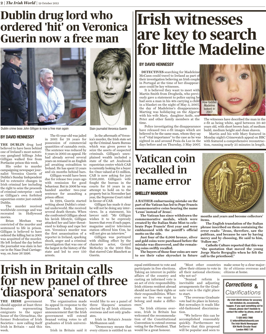 Irish World Preview Pages