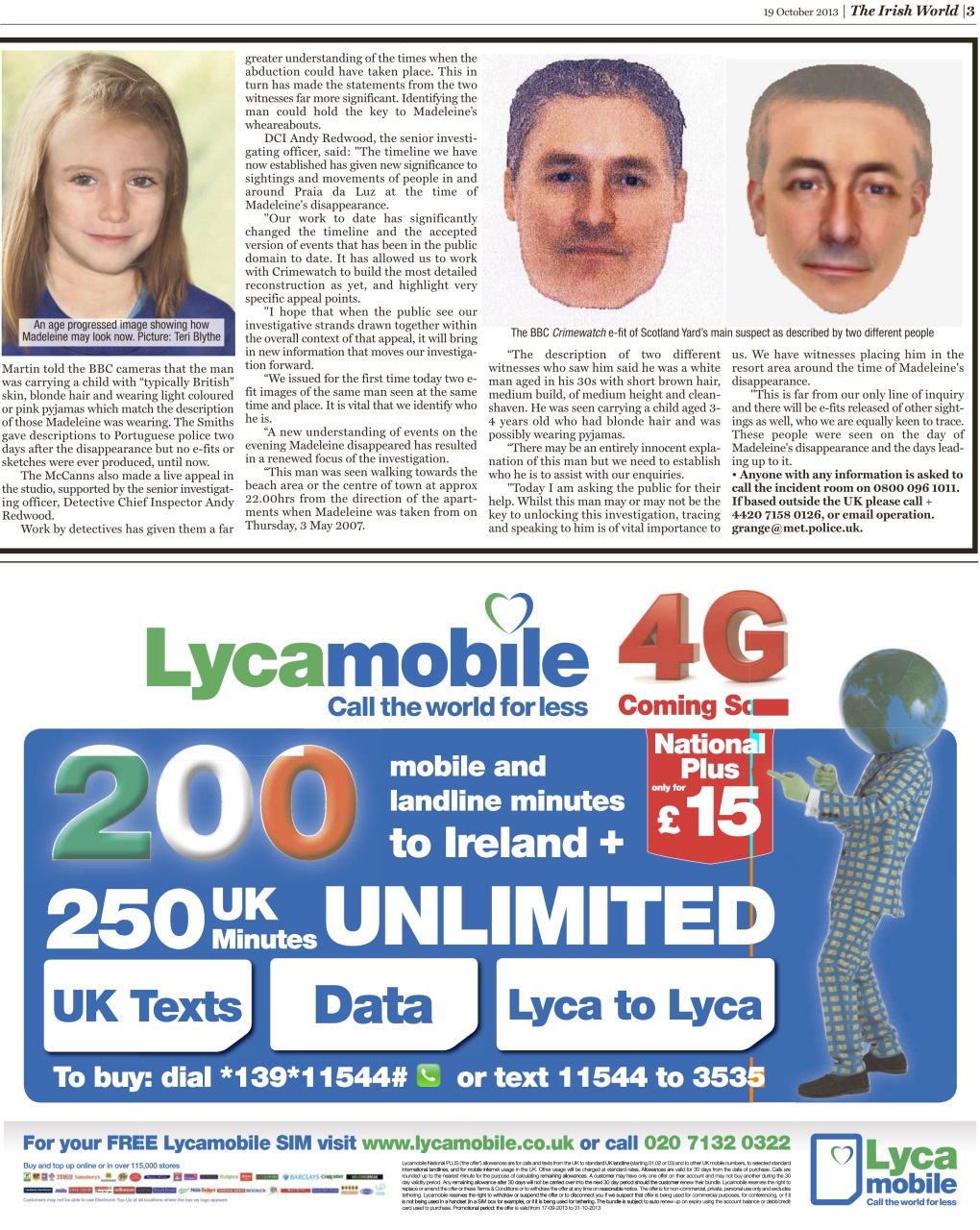 Irish World Preview Pages