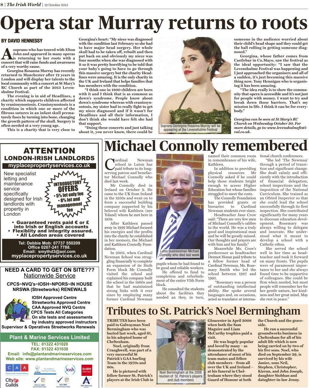 Irish World Preview Pages