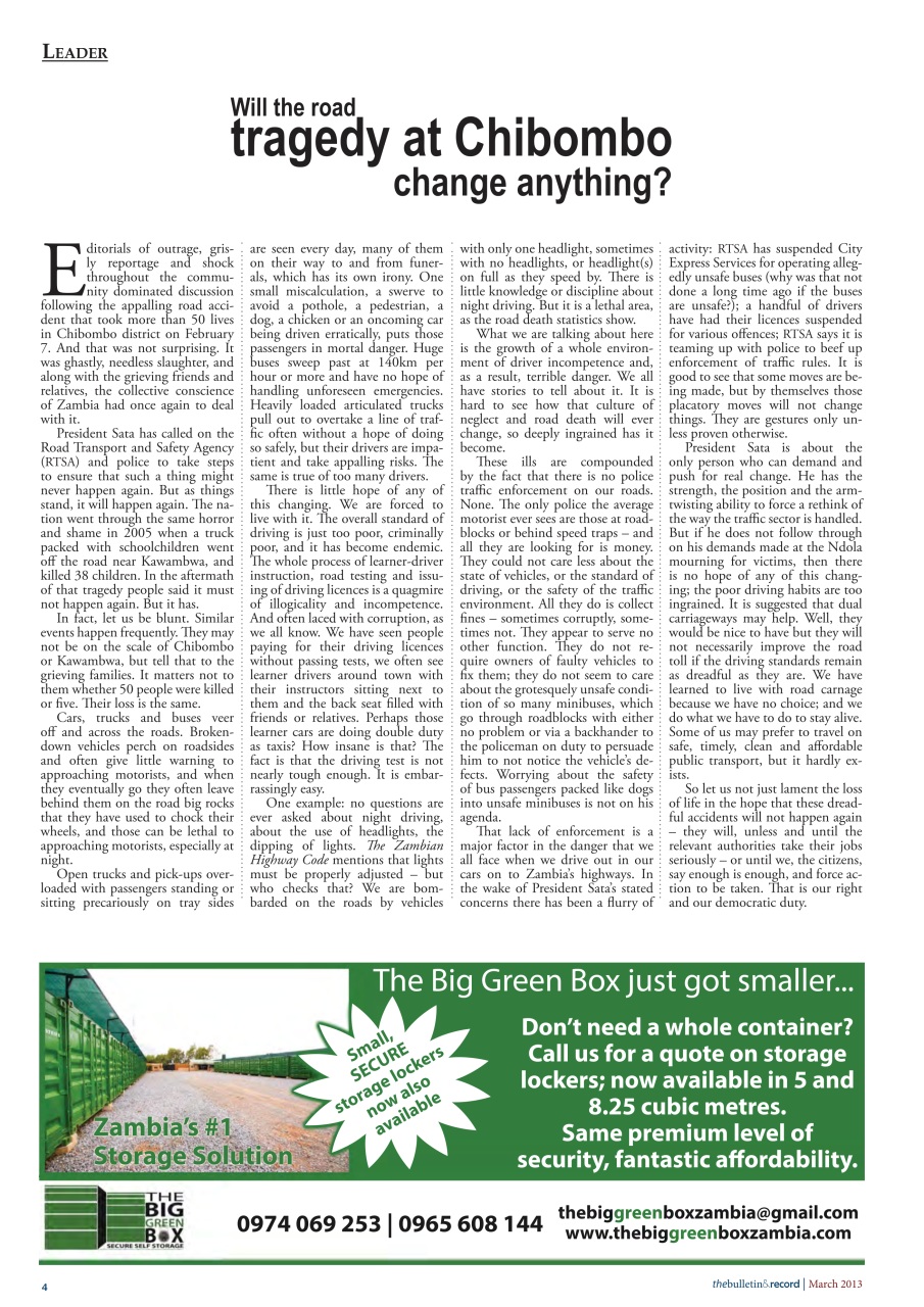 The Bulletin & Record Preview Pages