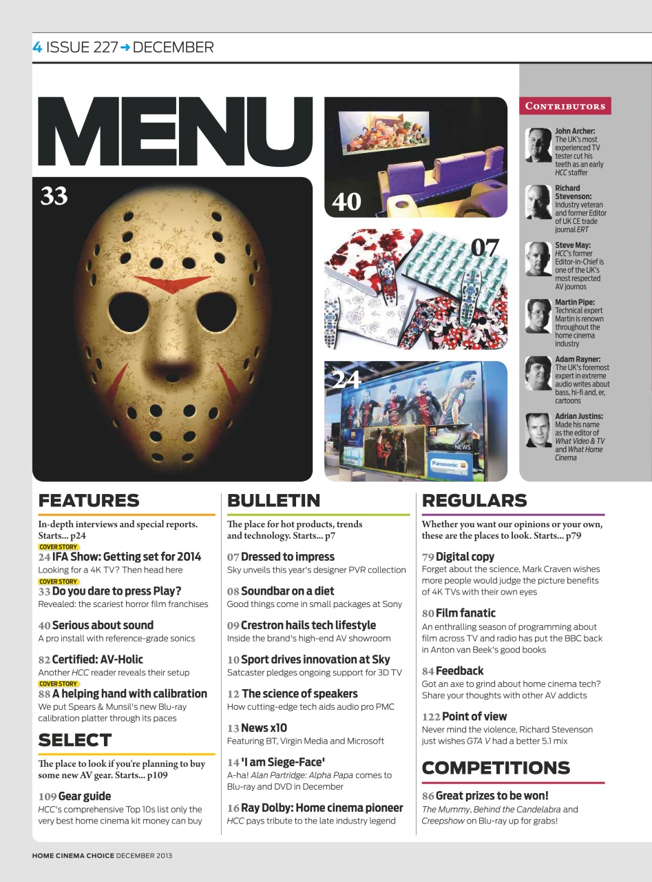 Home Cinema Choice Preview Pages