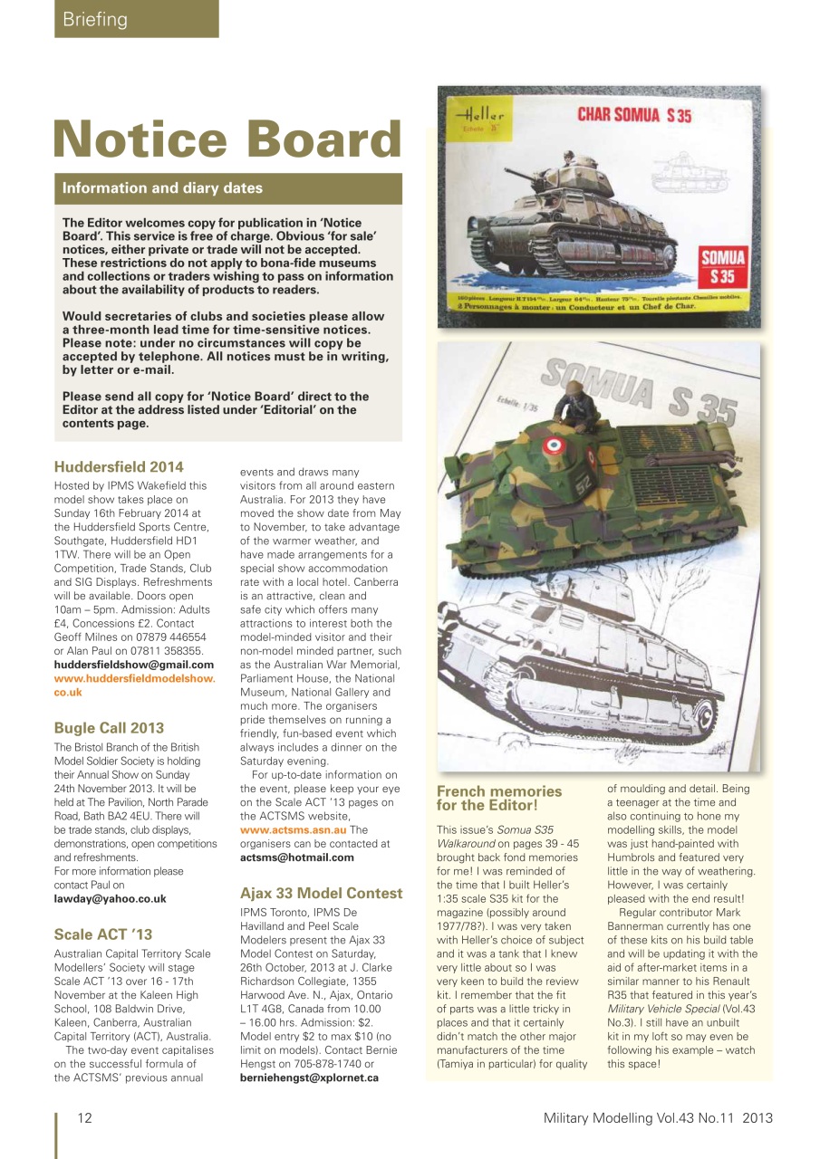 Military Modelling International Magazine Preview Pages