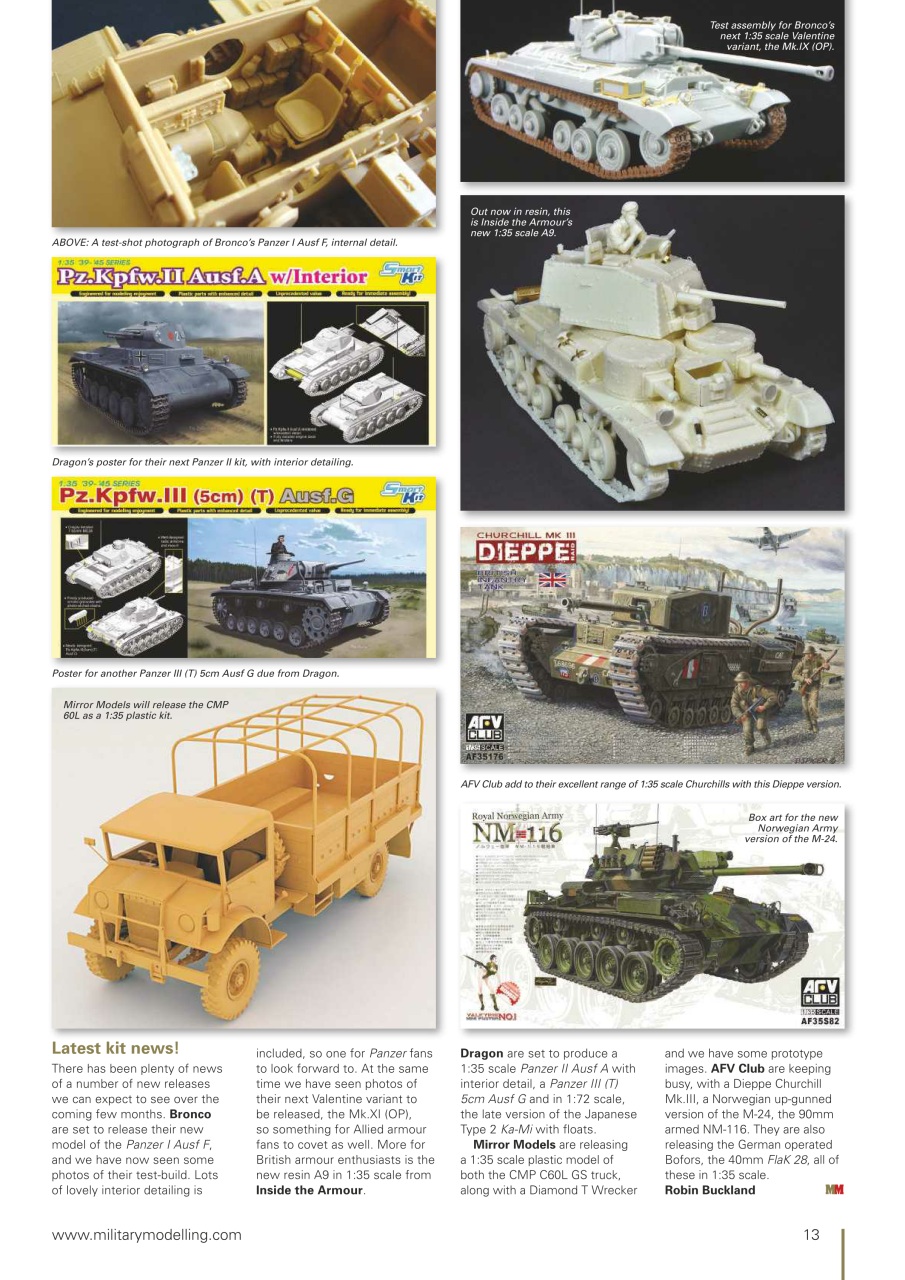 Military Modelling International Magazine Preview Pages