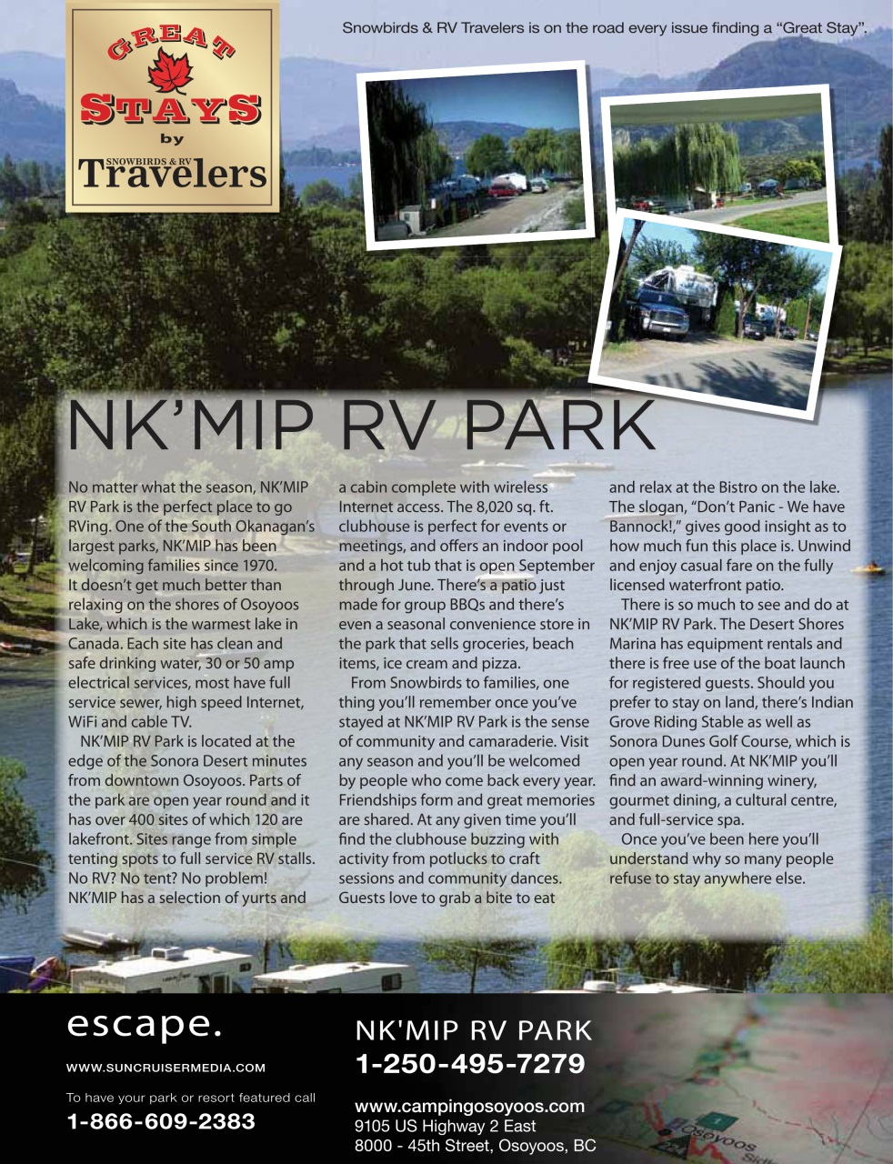 Snowbirds & RV Travelers Preview Pages