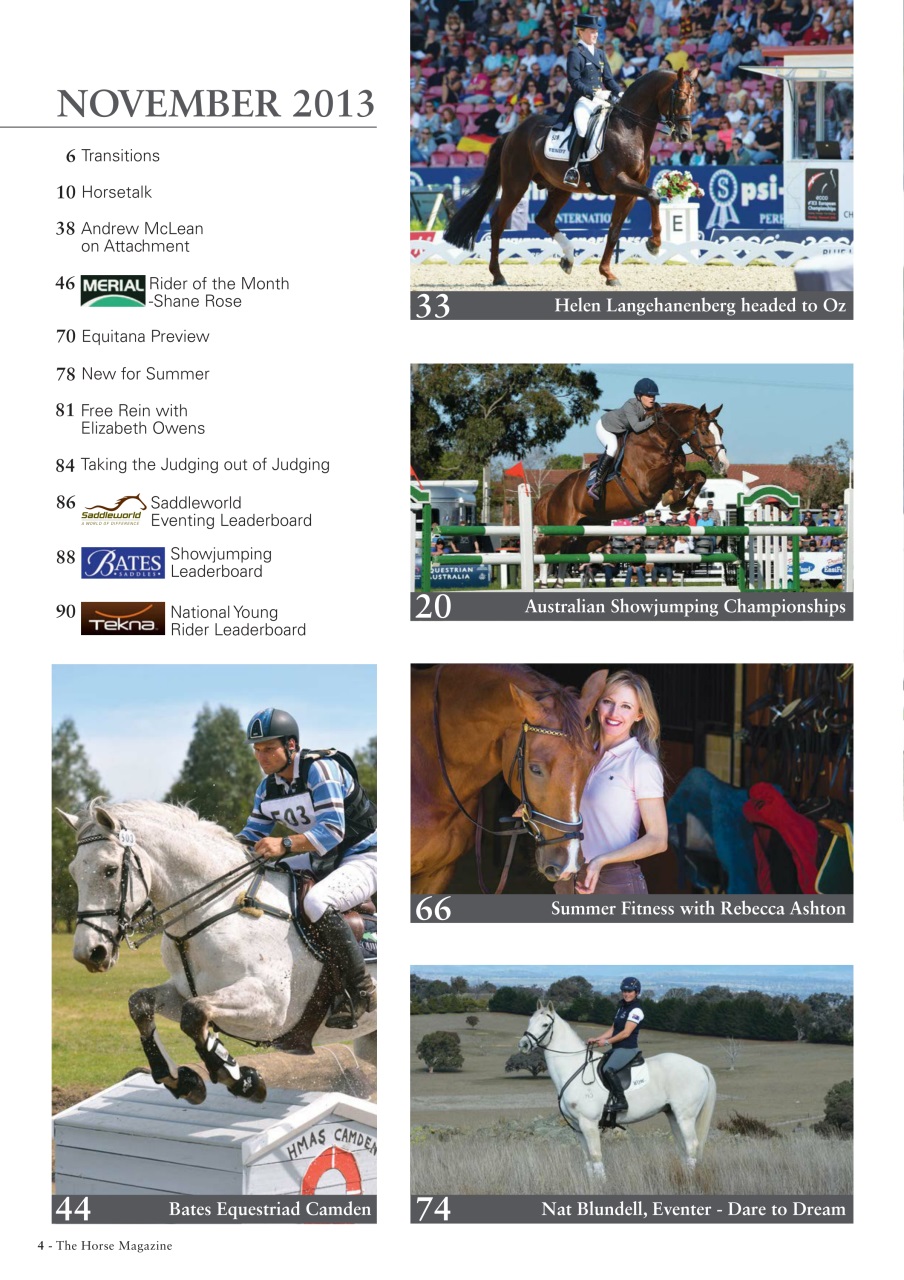 The Horse Magazine Preview Pages