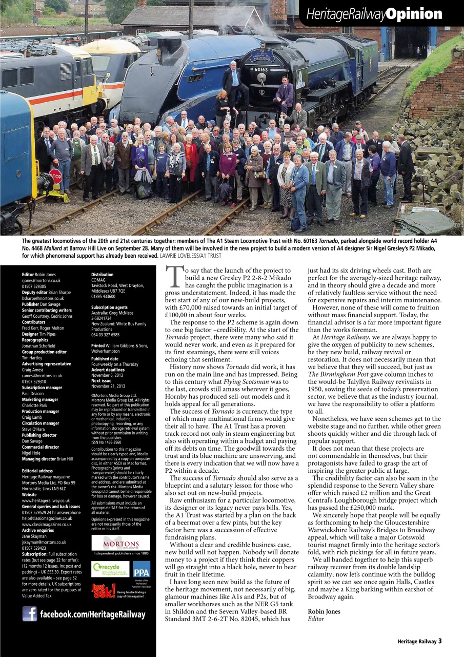Heritage Railway Preview Pages