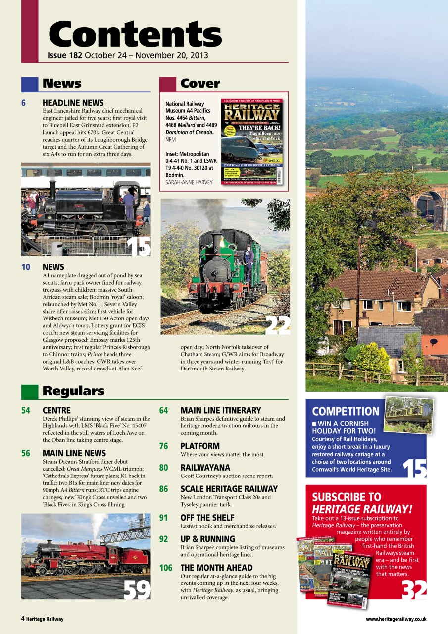 Heritage Railway Preview Pages