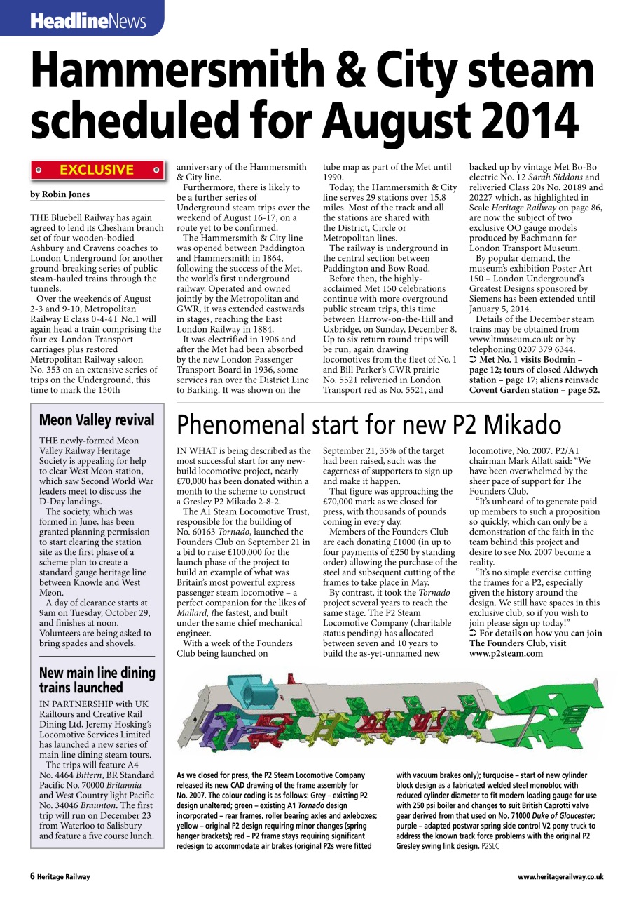 Heritage Railway Preview Pages