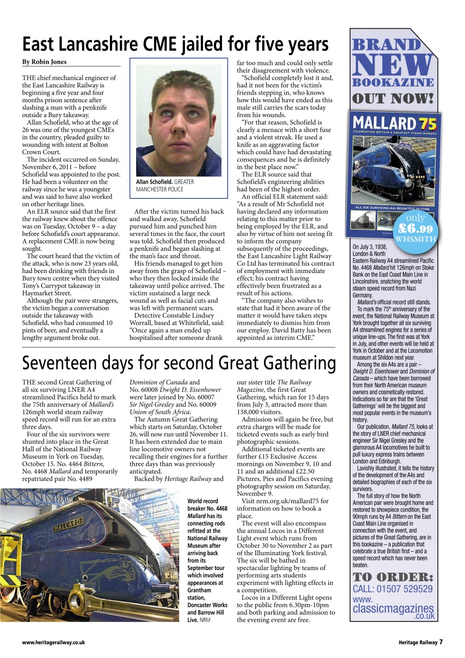 Heritage Railway Preview Pages