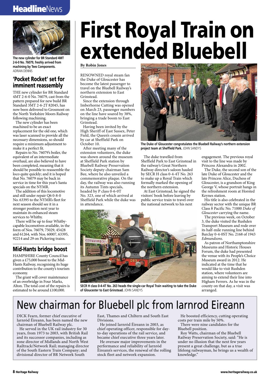 Heritage Railway Preview Pages