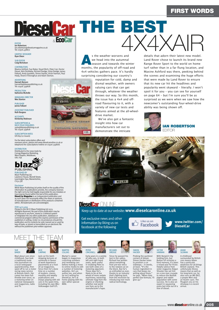 Diesel&EcoCar Magazine Preview Pages