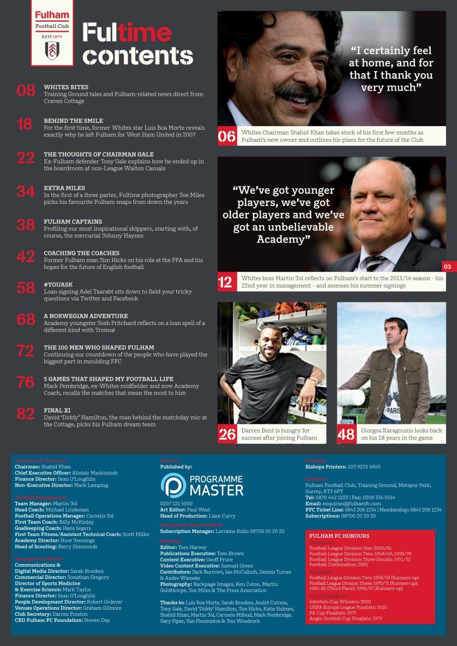 FULTIME Magazine Preview Pages