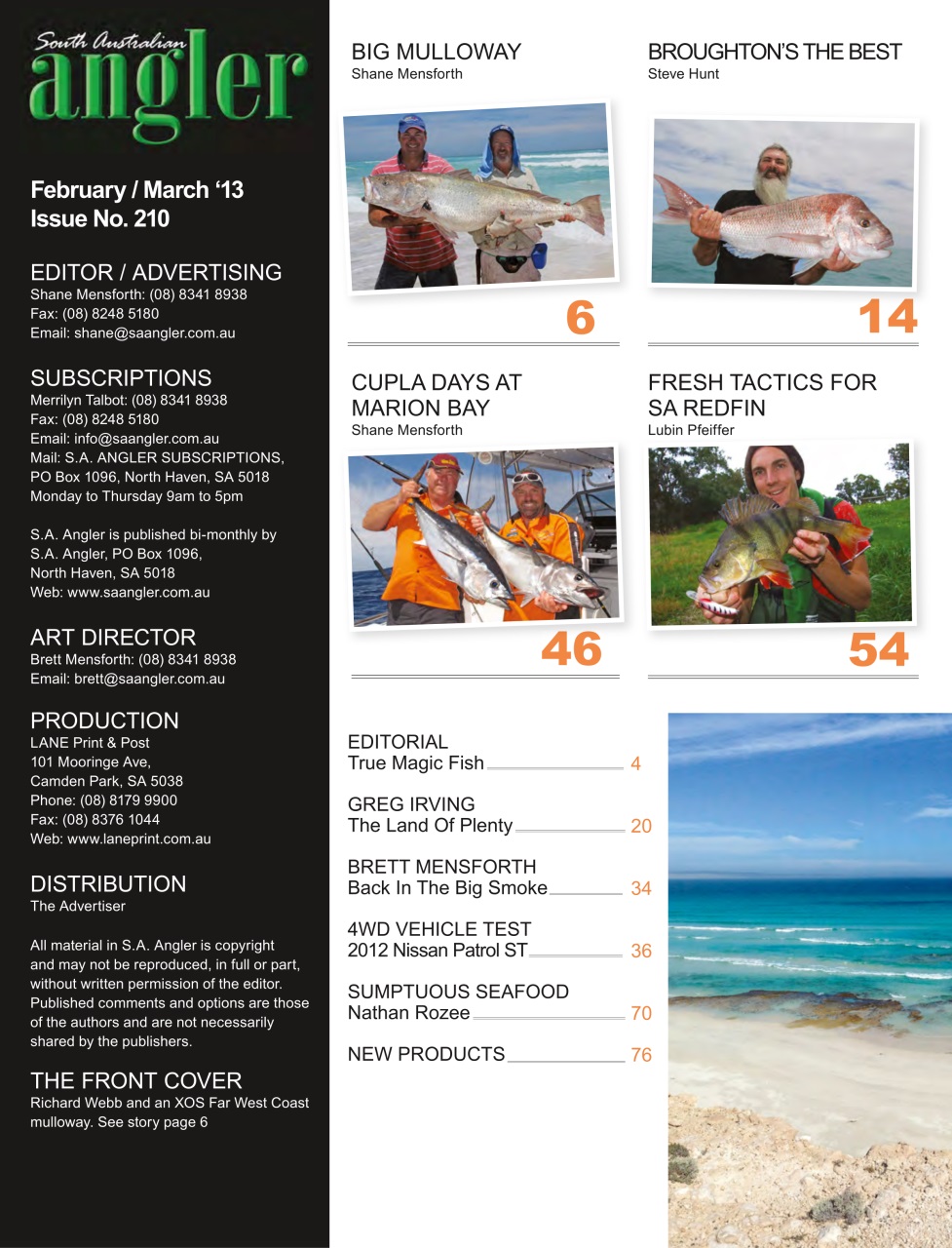 South Australian Angler Preview Pages
