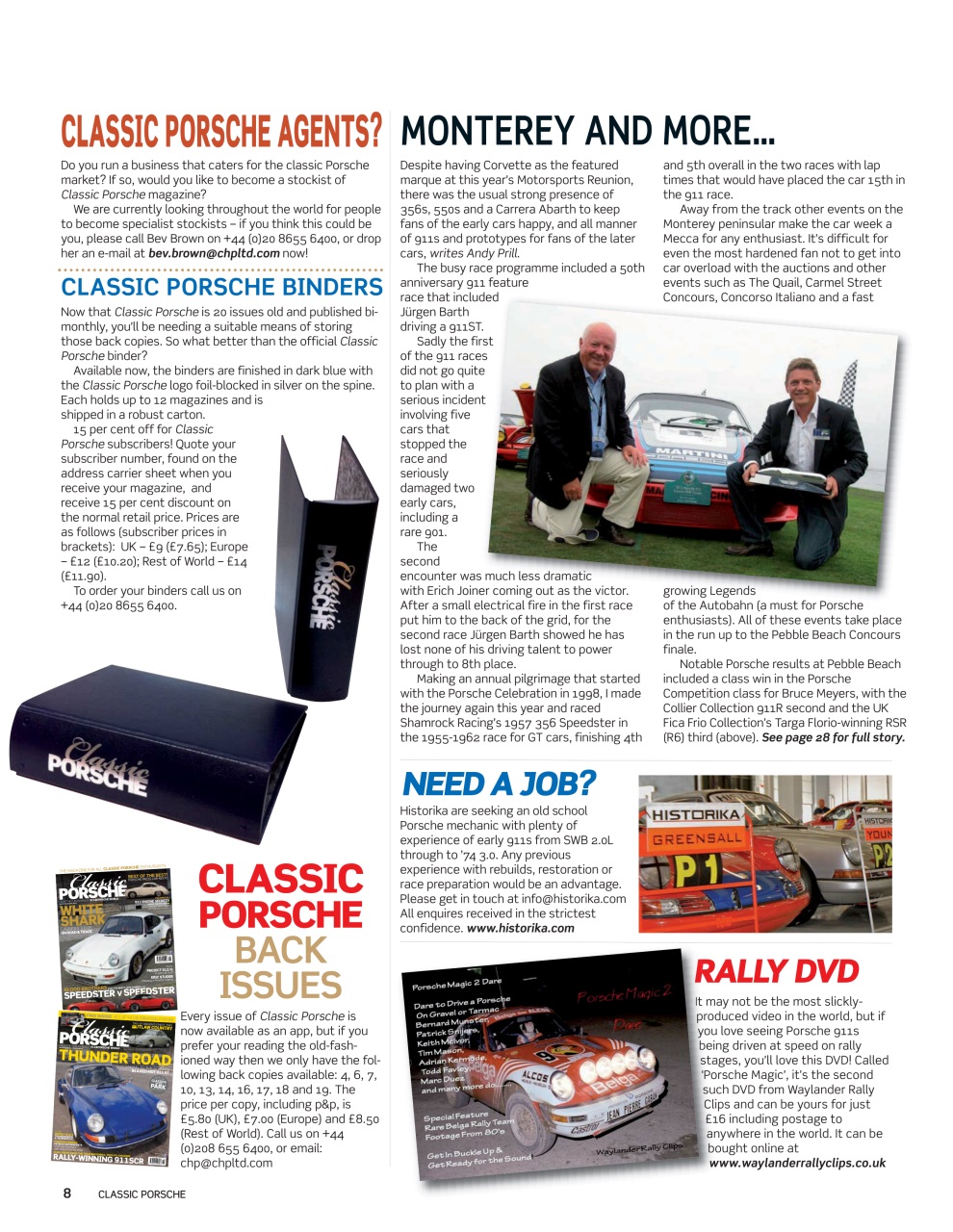Classic Porsche Preview Pages