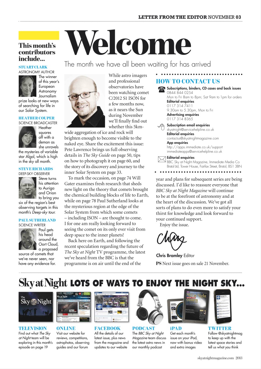 BBC Sky at Night Magazine Preview Pages