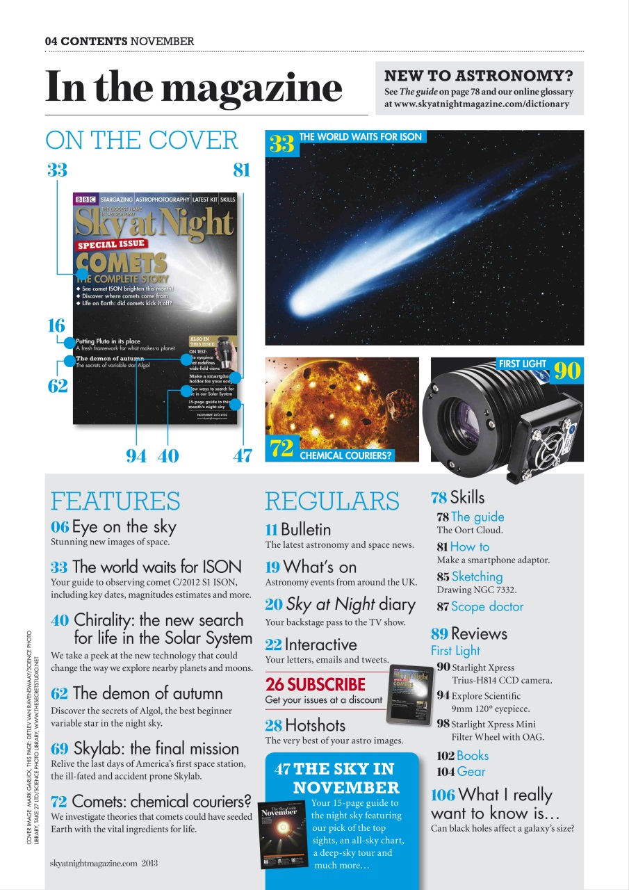 BBC Sky at Night Magazine Preview Pages