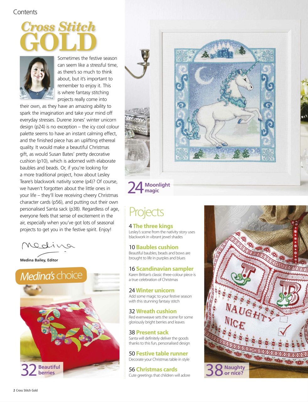 Cross Stitch Gold Preview Pages