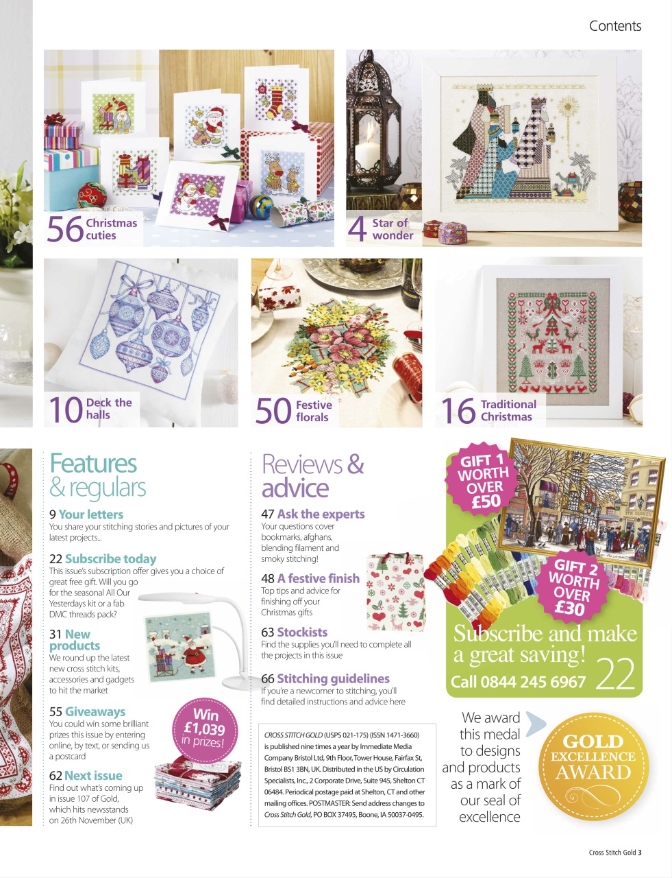 Cross Stitch Gold Preview Pages