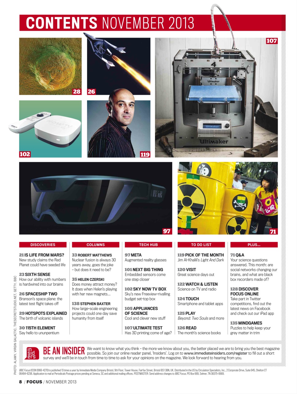 BBC Science Focus Magazine Preview Pages
