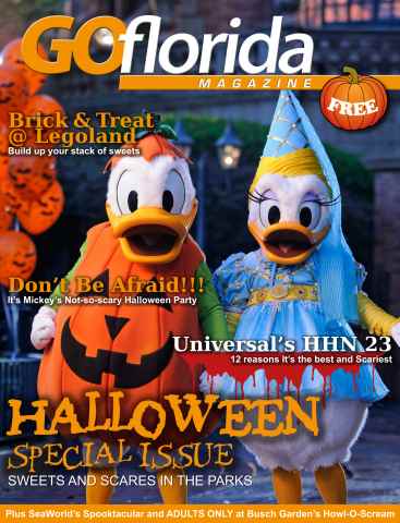 Go Florida Magazine issue Halloween Parks Special Edition