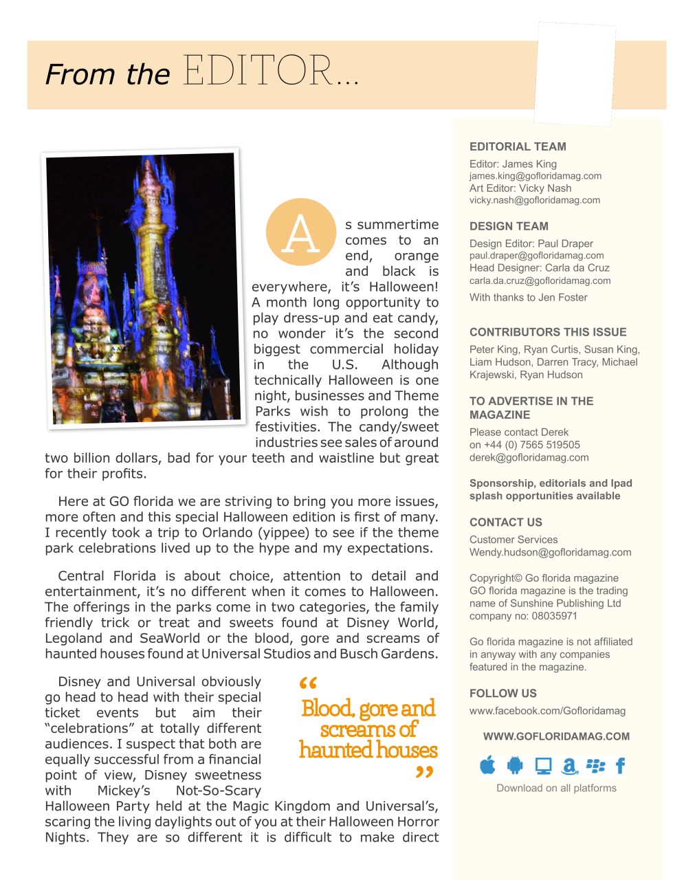 Go Florida Magazine Preview Pages