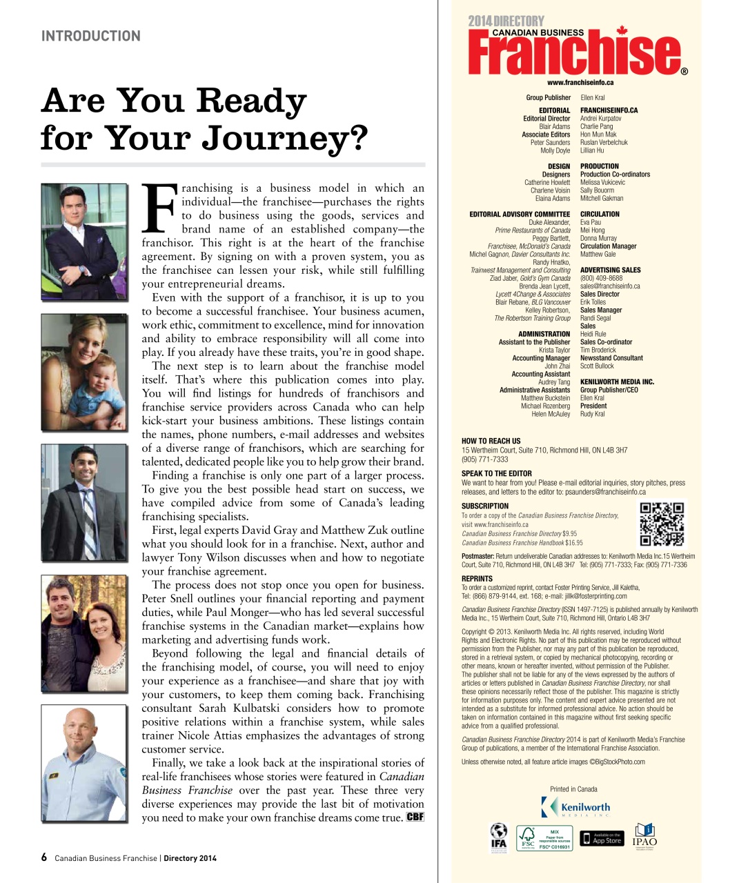 Canadian Business Franchise Preview Pages