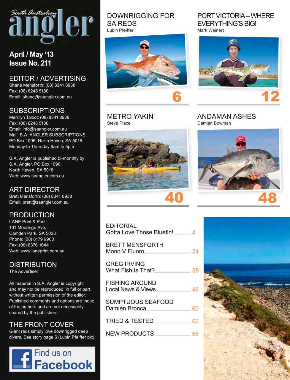 South Australian Angler Preview Pages