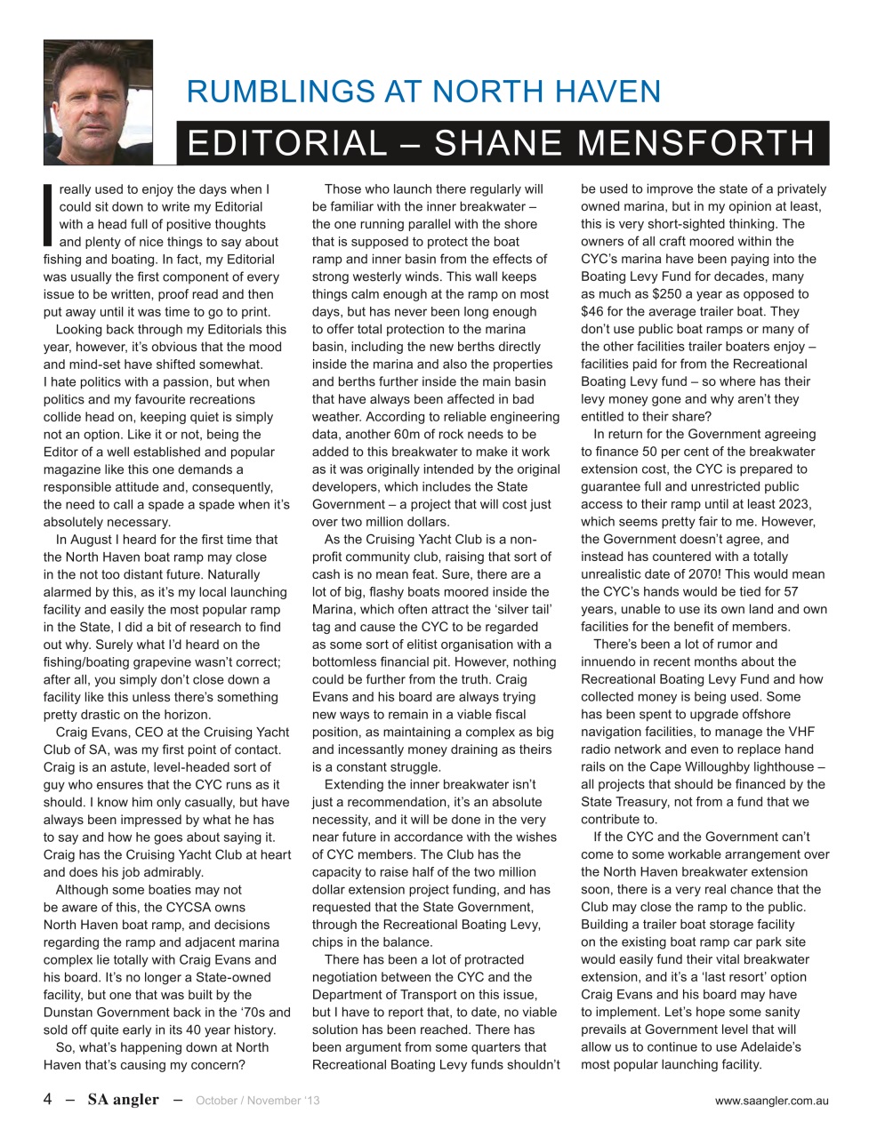 South Australian Angler Preview Pages