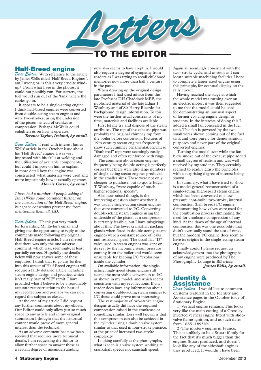 Stationary Engine Preview Pages