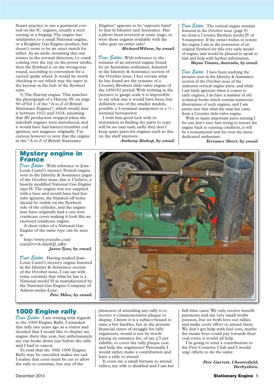 Stationary Engine Preview Pages
