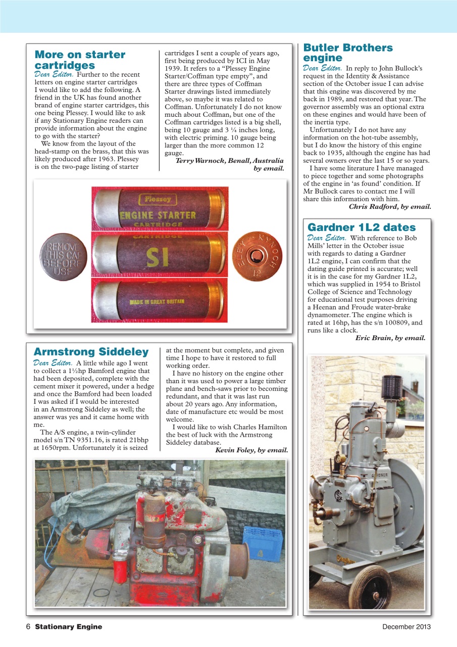 Stationary Engine Preview Pages