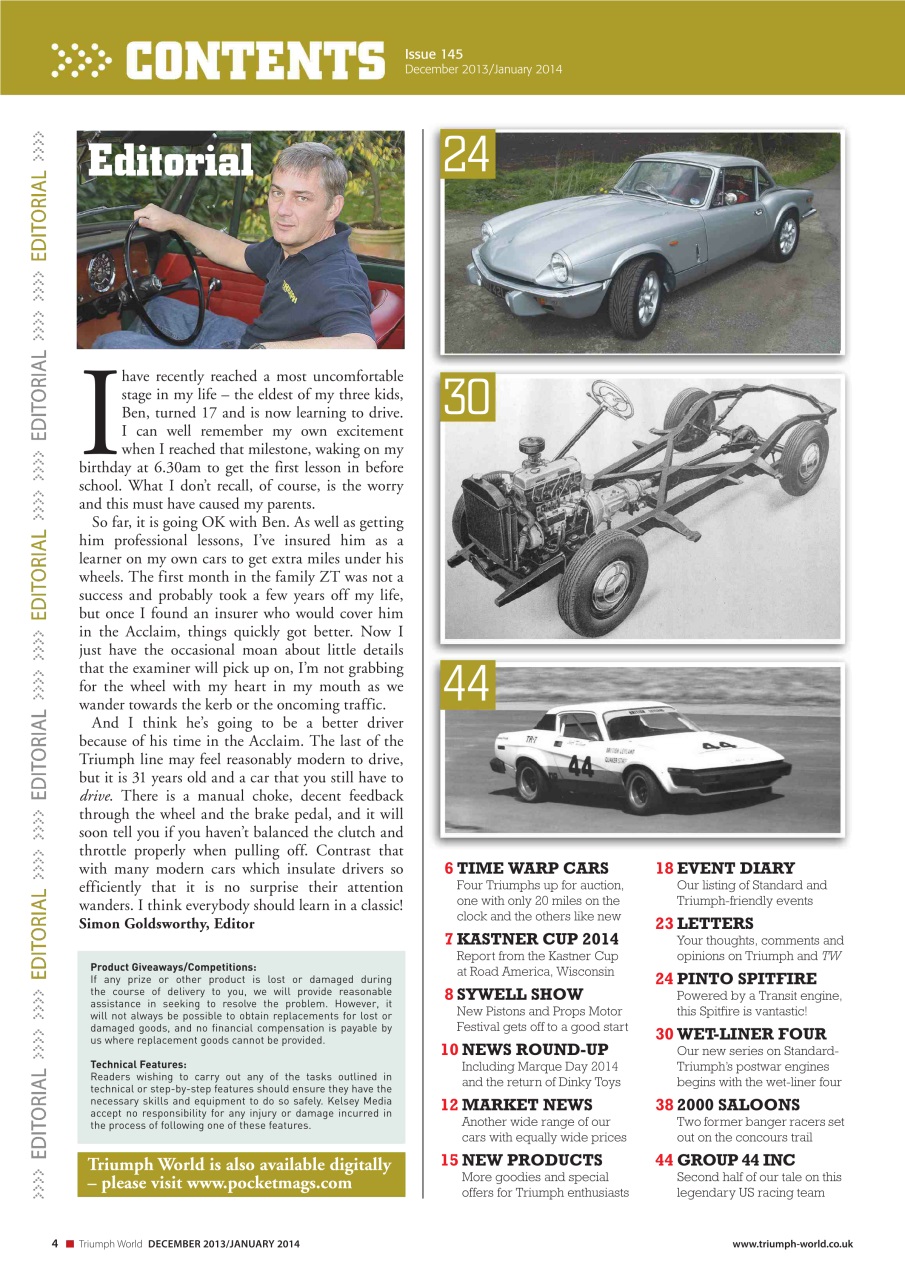 Triumph World Preview Pages