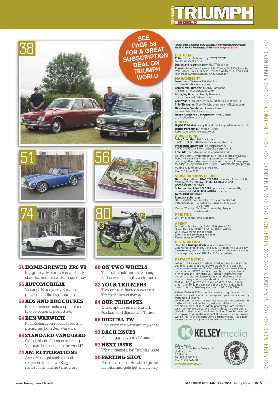 Triumph World Preview Pages