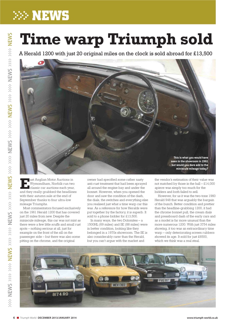 Triumph World Preview Pages