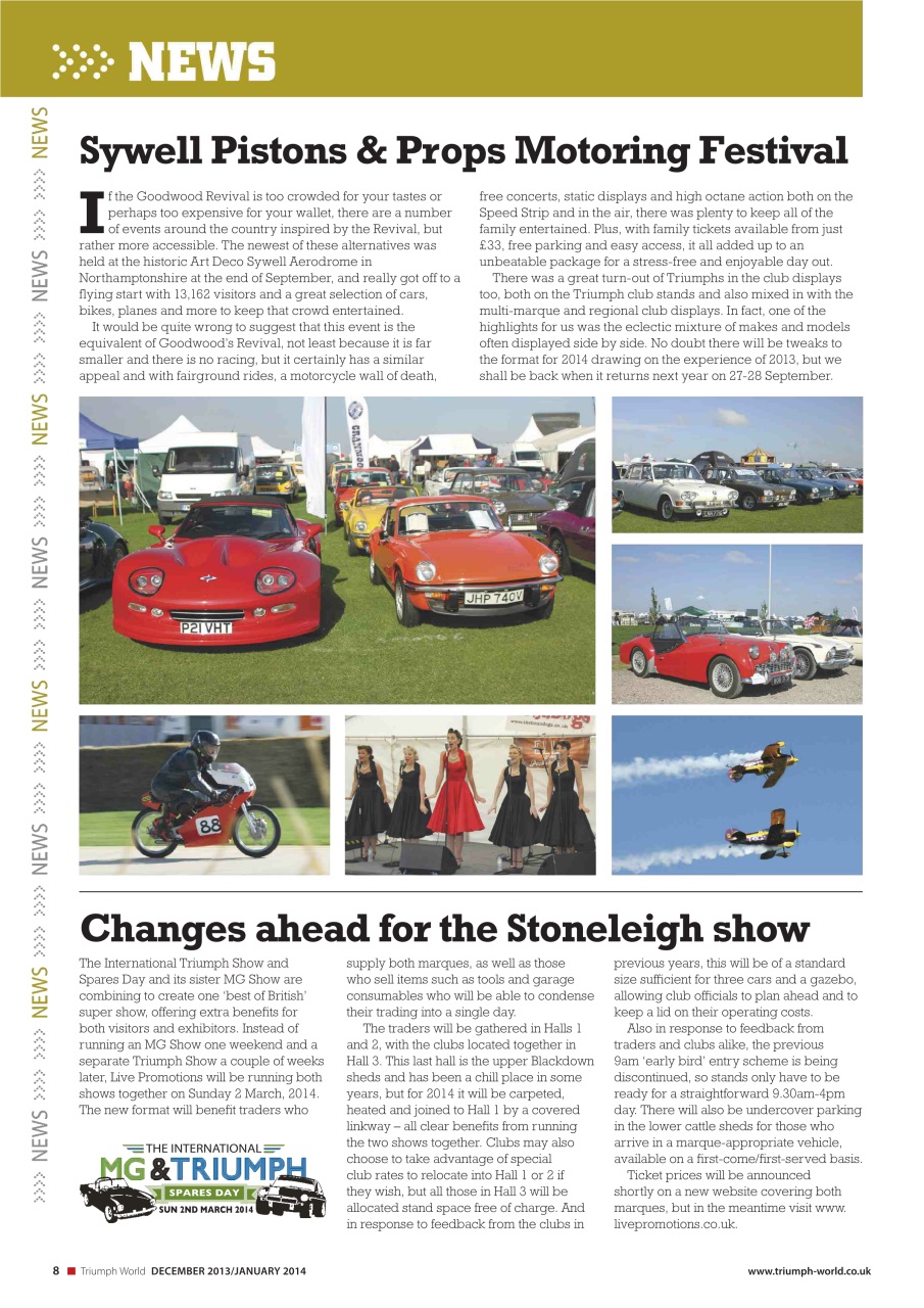 Triumph World Preview Pages